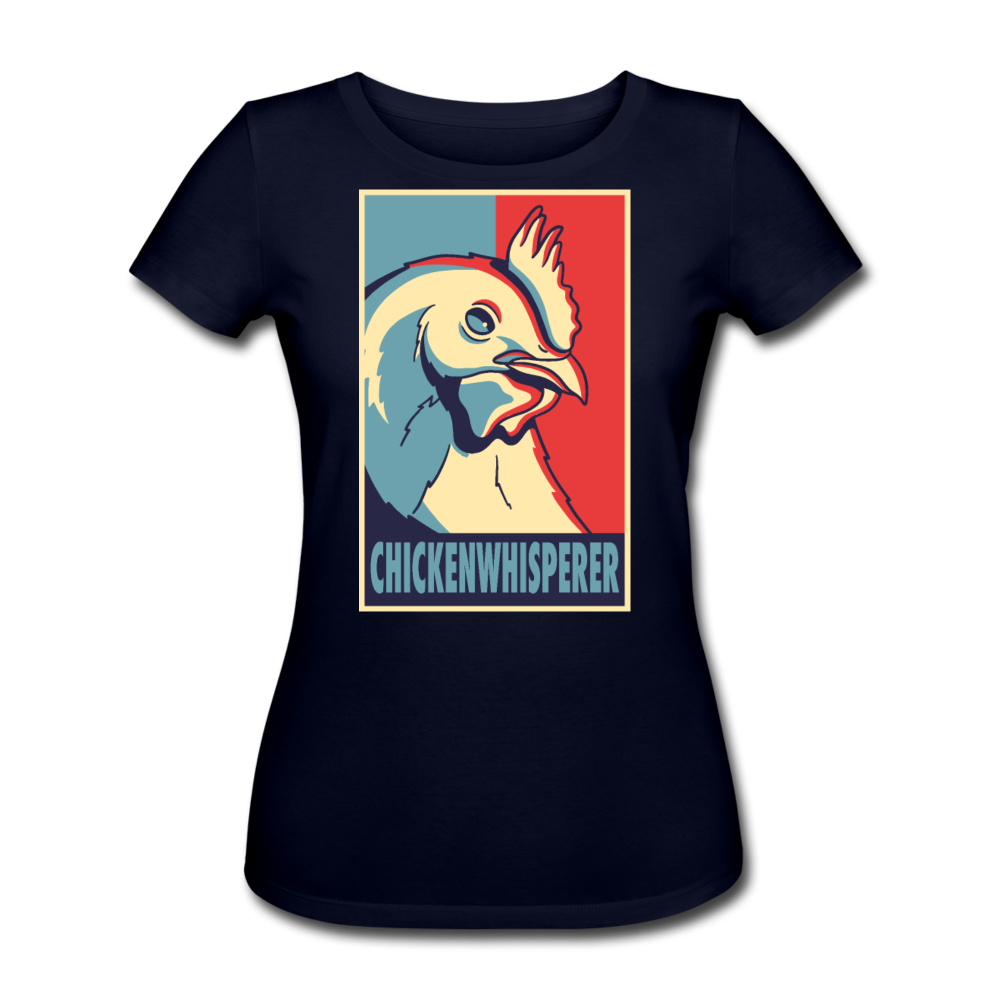 Hühnerflüsterin | Frauen Bio T-Shirt - Navy