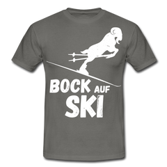 Bock auf Ski | Männer T-Shirt - Graphit