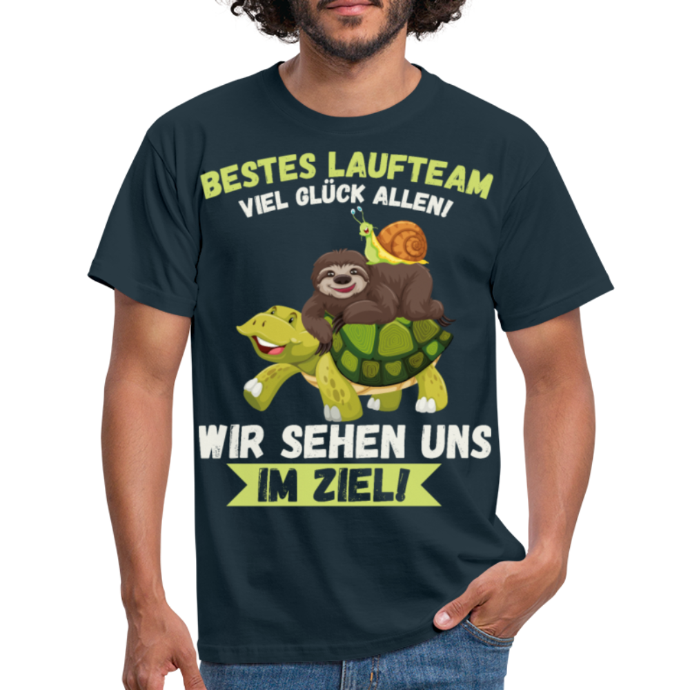 Bestes Laufteam | Männer T-Shirt - Navy