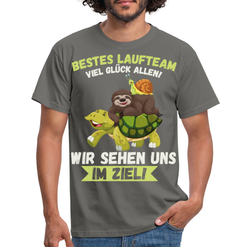 Bestes Laufteam | Männer T-Shirt - Graphit