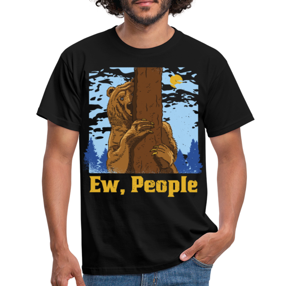 Ew People Bär | Männer T-Shirt - Schwarz