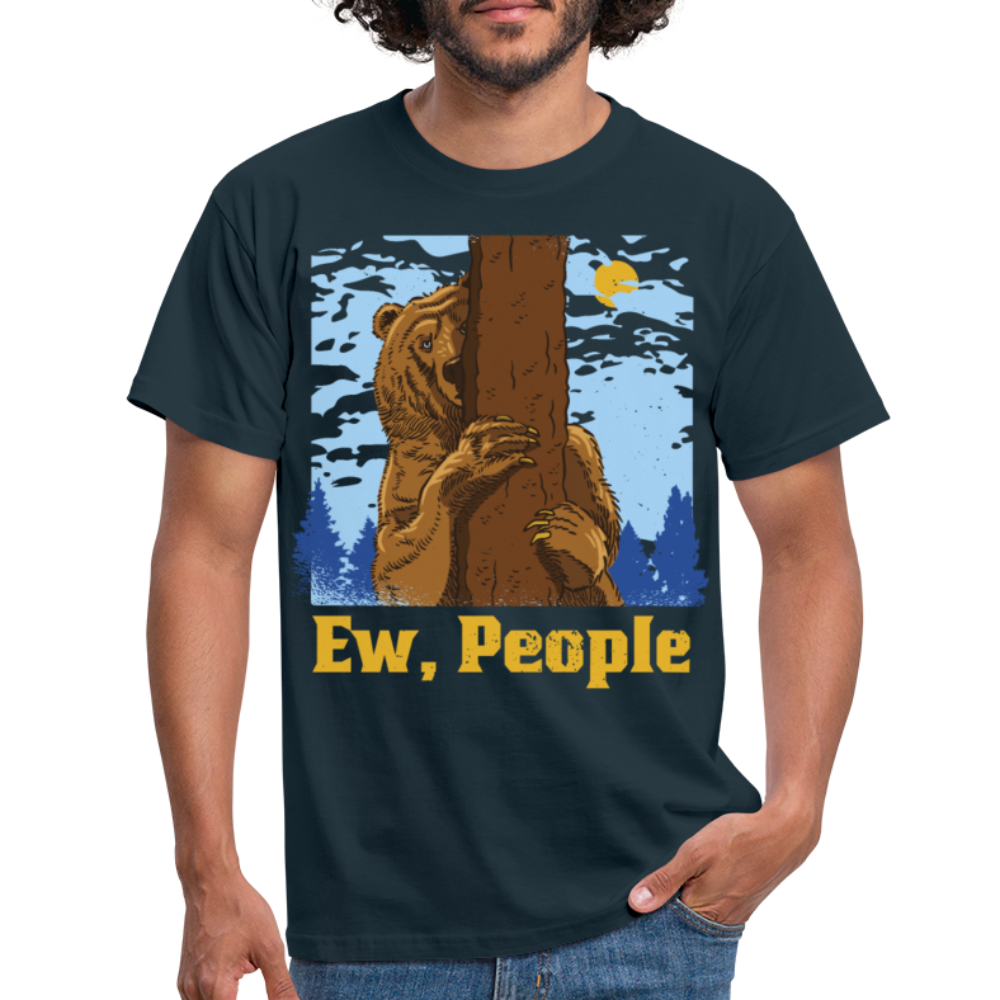 Ew People Bär | Männer T-Shirt - Navy