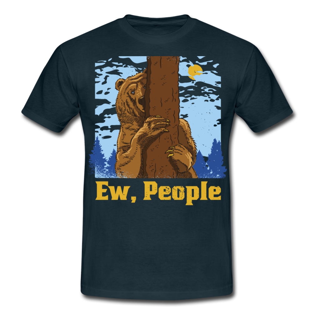 Ew People Bär | Männer T-Shirt - Navy