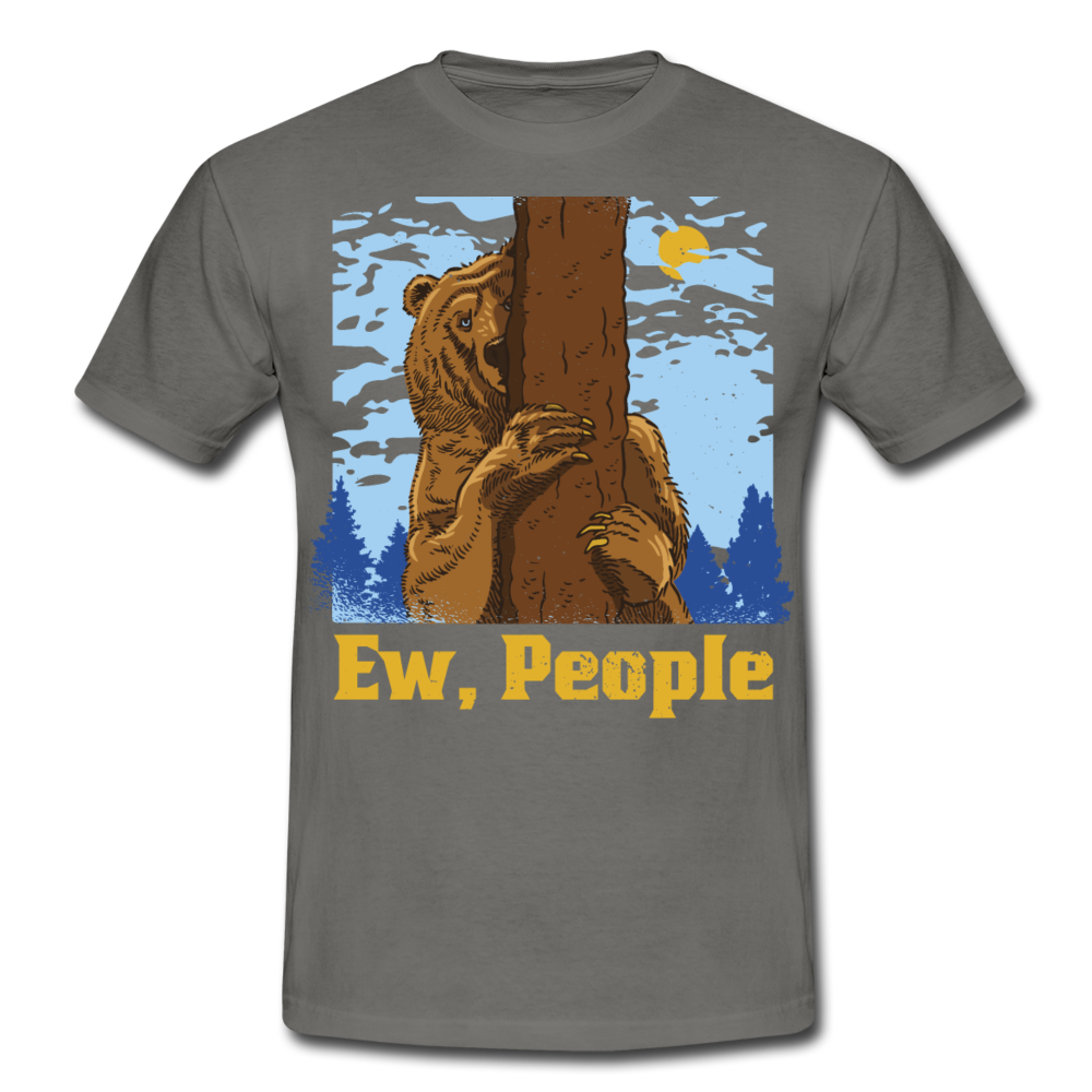 Ew People Bär | Männer T-Shirt - Graphit