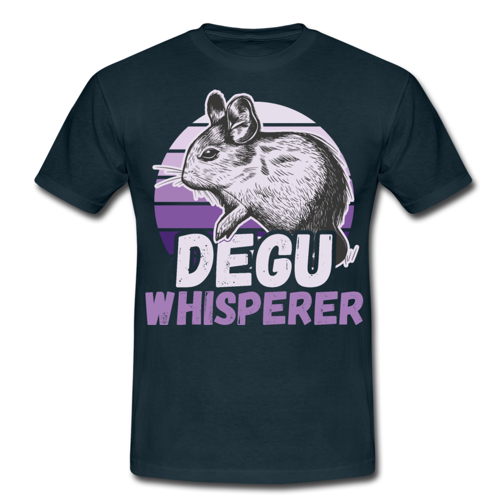 Degu Whisperer | Männer T-Shirt - Navy
