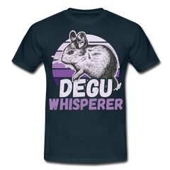 Degu Whisperer | Männer T-Shirt - Navy