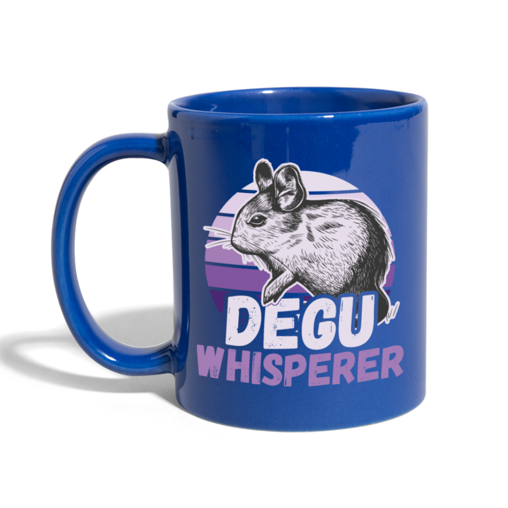 Degu Whisperer | Tasse einfarbig - Royalblau