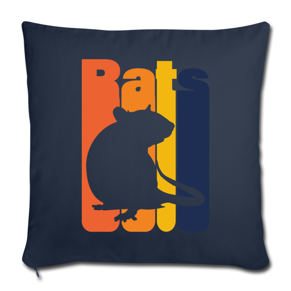 Rats |  Sofakissenbezug 44 x 44 cm - Navy