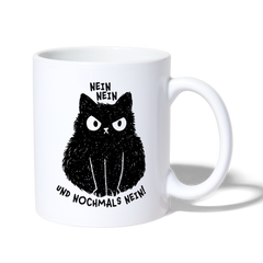Nein Nein und nochmals Nein | Tasse - Weiß