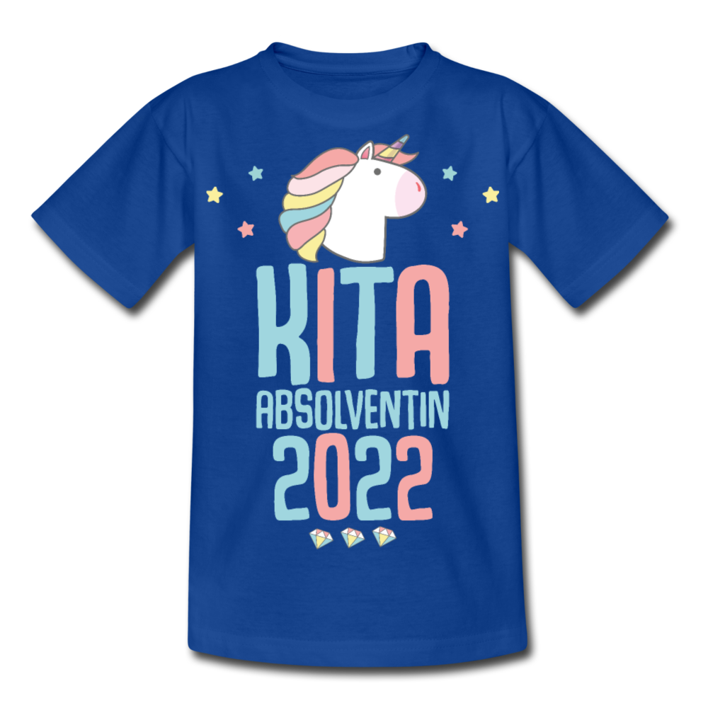 Kita Absolventin 2022 | Kinder & Teenager T-Shirt - Royalblau