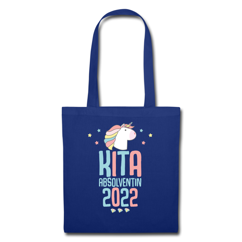 Kita Absolventin 2022 Stoffbeutel - Royalblau