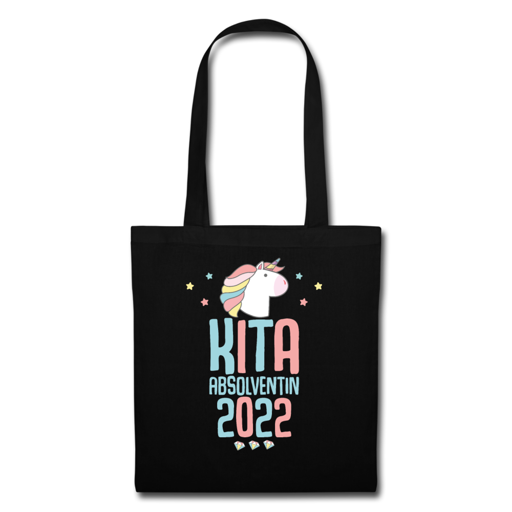 Kita Absolventin 2022 Stoffbeutel - Schwarz