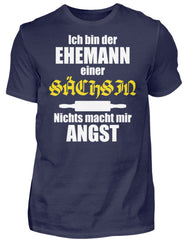 Zeigt lustiger spruch ehemann einer sachsin herren shirt 1 in Farbe Black