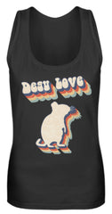 Zeigt degu love vintage retro geschenk fur besitzer von degus frauen tanktop in Farbe Purple
