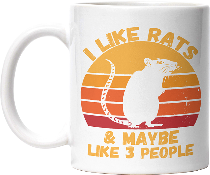 I like rats and maybe like 3 more people Lustige Kaffeetassee online kaufen Geschenkidee