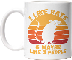 I like rats and maybe like 3 more people Lustige Kaffeetassee online kaufen Geschenkidee