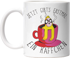 Jetzt gibts erstmal ein Käffchen Faultier 2 Lustige Kaffeetassee online kaufen Geschenkidee