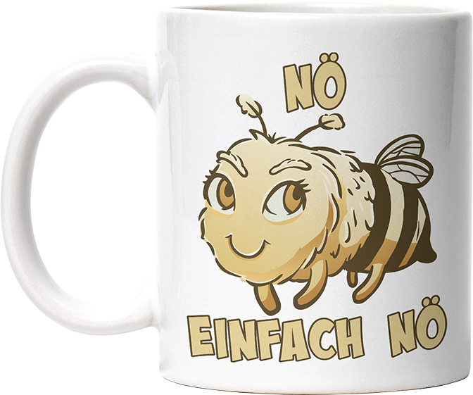 Nö Einfach Nö Biene 2 Lustige Kaffeetassee online kaufen Geschenkidee