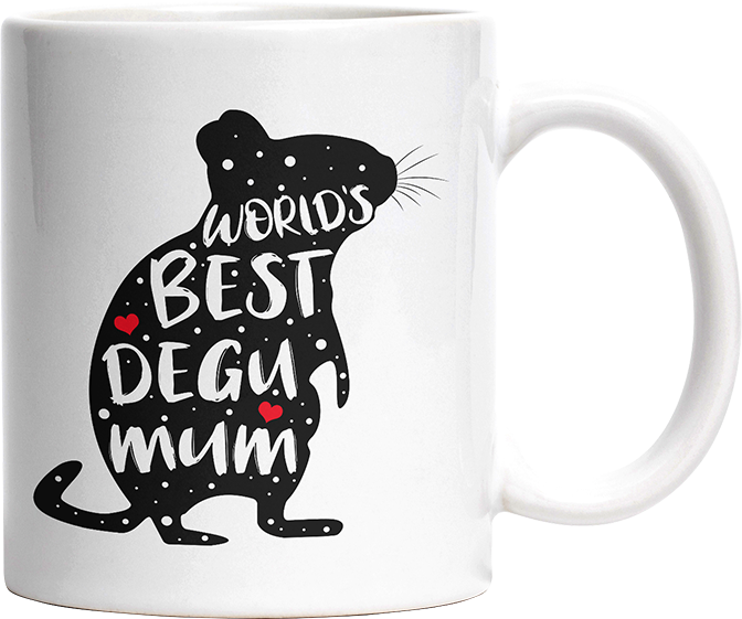 Worlds Best Degu Mum Witzige Tasse kaufen Geschenk