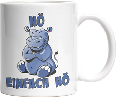Nö Einfach Nö Hippo Witzige Tasse kaufen Geschenk