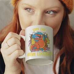 Bin da kann losgehen T Rex Bier Lustige Kaffeetassee online kaufen Geschenkidee