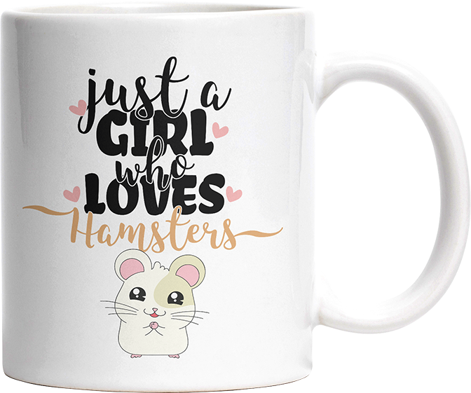 Just A Girl Who Loves Hamsters Witzige Tasse kaufen Geschenk