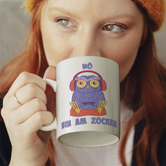Eule Nö bin am zocken Lustige Kaffeetassee online kaufen Geschenkidee