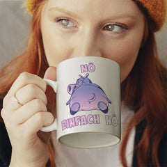 Nö Einfach Nö Flusspferd Lustige Kaffeetassee online kaufen Geschenkidee