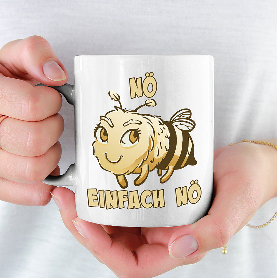 Nö Einfach Nö Biene 2 Lustige Kaffeetassee online kaufen Geschenkidee