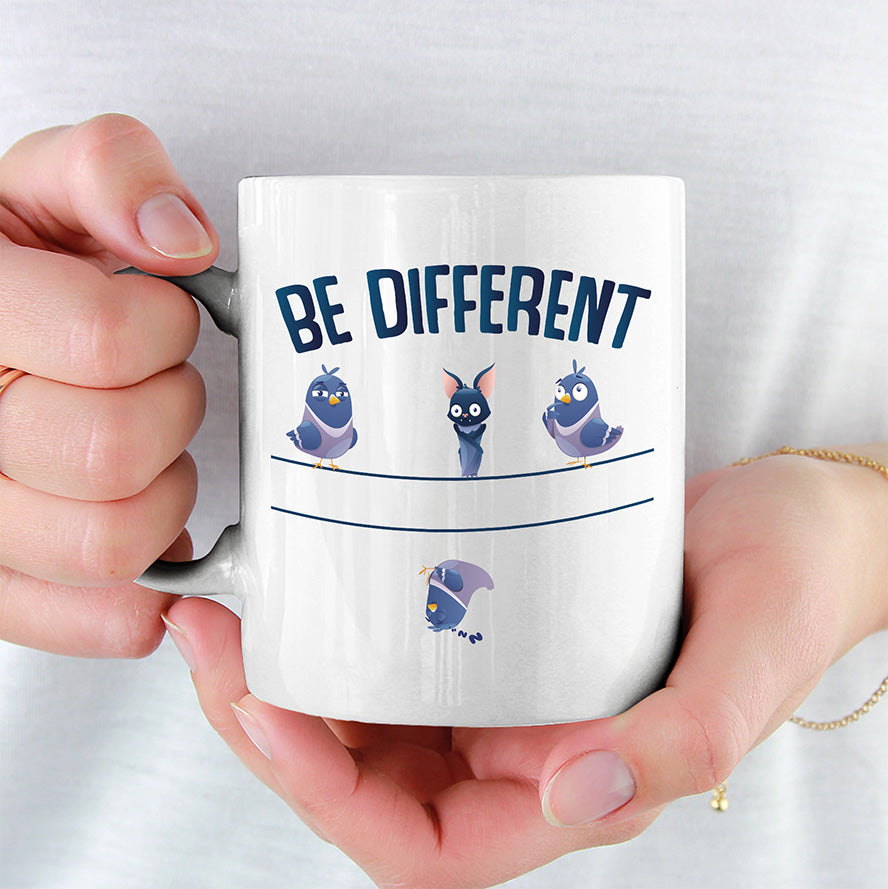 Be different Bat Lustige Kaffeetassee online kaufen Geschenkidee