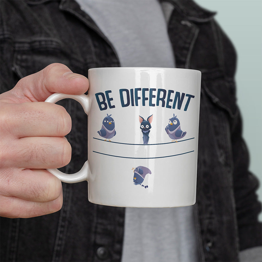 Be different Bat Lustige Kaffeetassee online kaufen Geschenkidee