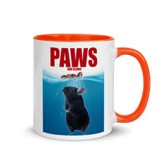 Paws And Claws Tasse | Lustiger Chinchilla Spruch | Chinchillas getrocknete Hagebutten Kaffeetasse Chinchilla Halter Geschenk