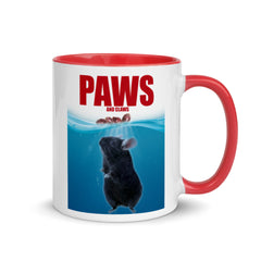 Paws And Claws Tasse | Lustiger Chinchilla Spruch | Chinchillas getrocknete Hagebutten Kaffeetasse Chinchilla Halter Geschenk