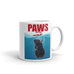 Paws And Claws Mug | Funny chinchilla saying | Chinchillas Dried Rose Hips Coffee Mug Chinchilla Holder Gift