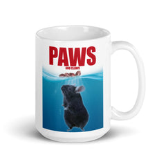 Paws And Claws Mug | Funny chinchilla saying | Chinchillas Dried Rose Hips Coffee Mug Chinchilla Holder Gift