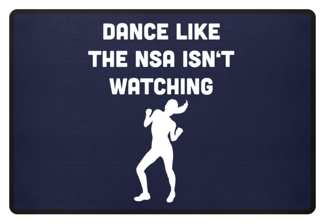 Zeigt funny saying dancing amp nsa fussmatte in Farbe Dunkel-Blau