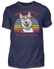 Cute Husky | Funny saying | My therapist has fur and paws