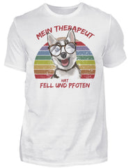 Cute Husky | Funny saying | My therapist has fur and paws